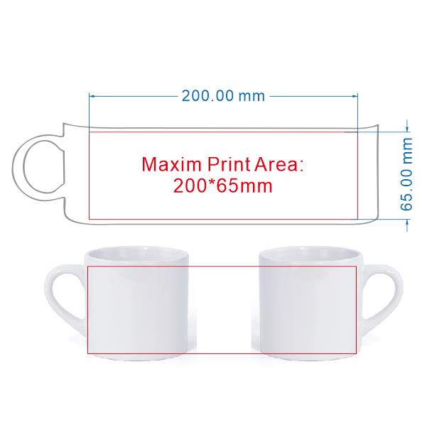 175 ml Küçük Kahve Kupası, Ken - Sublimation Mug White incelemesi ve fiyatı