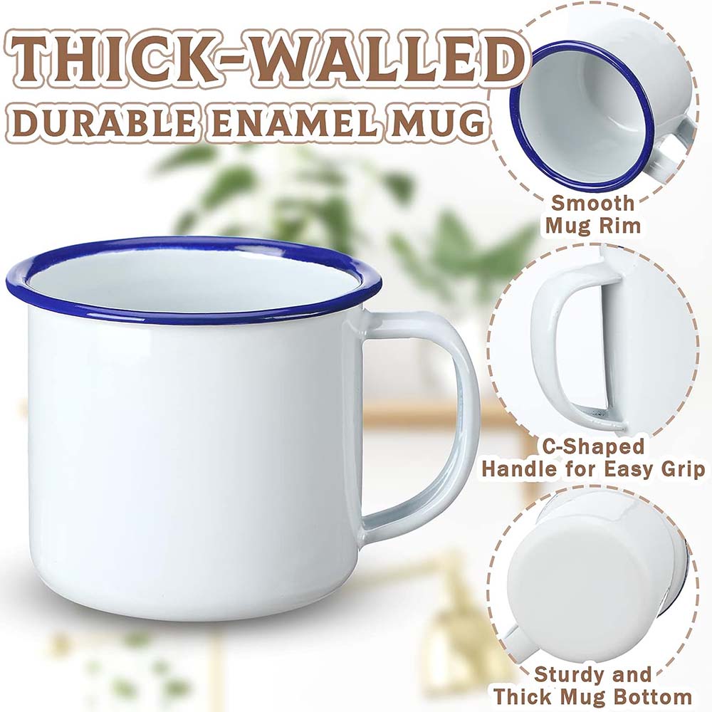 Mini emaye kamp kahve kupalar  - Sublimation Mug White incelemesi ve fiyatı